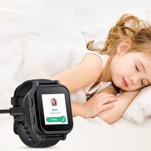 Ultra-Fast Magnetic USB Charger for Gabb Watch 3 e/3 – Sleek White Portable Charging Cable with Enhanced Power Efficiency – Ideal for Active Smartwatch Users Seeking Quick and Reliable Charging Solutions