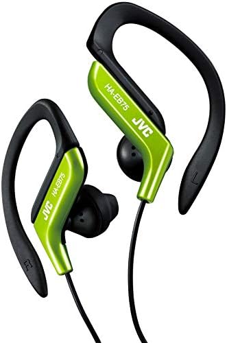 JVC HAEB75 P Sports Clip Headphones in Pink – Premium Wired Earbuds for Active Lifestyles with Enhanced Sound Quality and Secure Fit, Ideal for Running, Gym, and Outdoor Activities