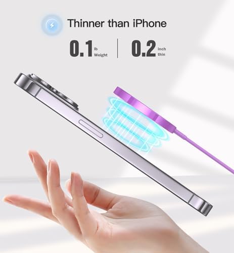 Revolutionary 15 W Magnetic Wireless Charger – Ultra-Fast Mag Safe Charging Pad Duo for i Phone 16 Series, Seamless Air Pods Compatibility, Sleek Design for Effortless Power-Up Anywhere