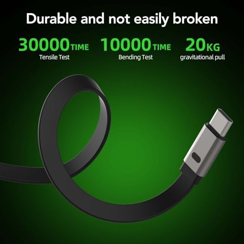 Rapid Charge 65 W Ga N Dual Port Charger with Retractable Type-C Cable – Travel-Friendly USB-C & USB-A Power Adapter for i Phone, i Pad, Mac Book, Samsung Galaxy and More – Enhanced Efficiency & Versatility in Sleek Black Design