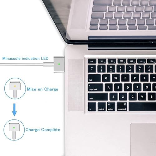 High-Efficiency 45 W Mac Book Pro Charger – Premium Replacement AC Power Adapter with T-Tip Connector for Mac Book Air & Pro (2012-2017) – Rapid Charging, Advanced Safety Mechanisms & Broad Compatibility for 11/13/15/17 Inch Models – Sturdy, User-Centric Design Backed by 1-Year Warranty and Exceptional Customer Support