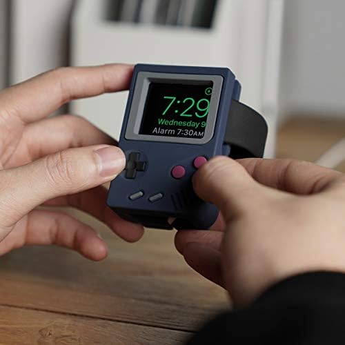 elago W5 Apple Watch Charging Stand – Premium Vintage Dock for i Watch Series 1-10 (38 mm to 46 mm) – Enhanced Stability and Seamless Notification Access for Smartwatch Users – Sleek Minimalist Design for Home and Office