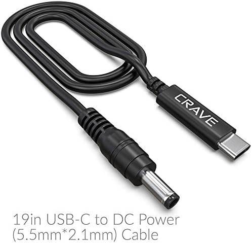 Ultimate 19-Piece Laptop Adapter Kit for Crave Power Pack – Universal USB-C to DC Charging Solution with 19 Adapters for Acer, Asus, Lenovo, Dell, HP, Fujitsu, Toshiba, Samsung, Ben Q, Sony, IBM – Superior Compatibility & Rapid Charging Performance