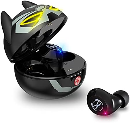 Adorable Kids’ Wireless Earbuds with Bluetooth 5.0 – Waterproof Sport Stereo Earphones for Seamless Connectivity and Enhanced Audio Experience – Perfect for Music, Gaming, and Learning on i Phone/Android – Fun, Durable Design with Noise Reduction and Built-in Mic