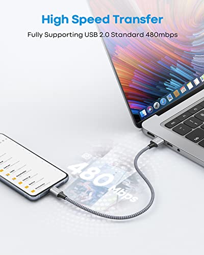 10-Foot Braided USB C Cable Trio – Fast Charging 3 A – Perfect for i Phone 16/15 Pro Max & Samsung Galaxy S Series – Durable Design for Home, Office, and Travel – Ultimate Compatibility & Efficiency in Charging and Data Transfer