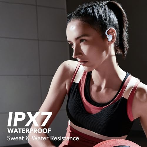 Unleash Your Sound with KT1 Bluetooth Earbuds: 120 Hours of Playtime, IPX7 Waterproof, Deep Bass 2.0 for Ultimate Sports Performance, Secure Earhooks for Active Lifestyles, Smart Digital Display for Battery Monitoring, Enhanced Device Compatibility – Perfect for Running, Gym Workouts, and Everyday Use