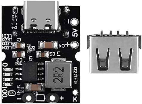 Ultra-Fast Type-C USB Boost Converter Module – 4-Pack 5 V 3.1 A High-Efficiency Charging Kit with Integrated Switch & LED Status Light for Enhanced Mobile Power Bank Functionality and Versatile Device Support