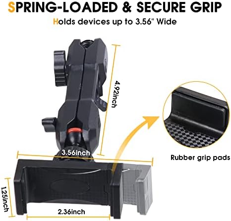 BESTAOO Dash Mount Phone Holder for 2018+ Jeep Wrangler JL & 2020+ Gladiator JT & 2021 Ford Bronco – Innovative Single Ball Design for Picatinny Rail Compatibility, Secure and Adjustable Phone Mount for Enhanced Driving Safety and Convenience