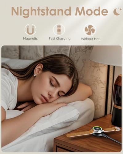 Revolutionary 25 W Dual-Function USB-C Fast Charger for Samsung Galaxy Watches & Latest i Phones – Streamlined 2-in-1 Charging Hub for Galaxy S20-S25 & i Phone 15/16 – 4 FT Versatile Cable for Optimal Positioning – Compact, Travel-Friendly Design for Everyday Efficiency and Convenience