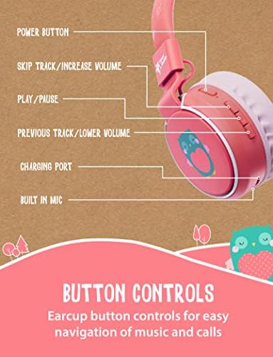 Charming Penguin-Designed Wireless Kids Headphones with Safe 85 d B Volume Limiter – Foldable Bluetooth Earphones for Hassle-Free Listening on Tablets and Smartphones, Ideal for School, Travel, and Music – Lightweight, Cozy Fit with Integrated Microphone for Effortless Hands-Free Communication