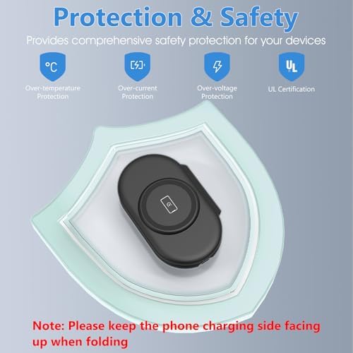 Ultimate Foldable Travel Charger for Apple Devices – 3-in-1 Wireless Magnetic Charging Station for i Phone, Apple Watch, and Air Pods – Compact, Fast, and Versatile Power Solution for On-the-Go Users – Compatible with Apple 16/15/14/13/12 Series, Watch S1-9/Ultra, Air Pods Pro/2/3 – Effortless Charging Experience with Enhanced Portability and Speed