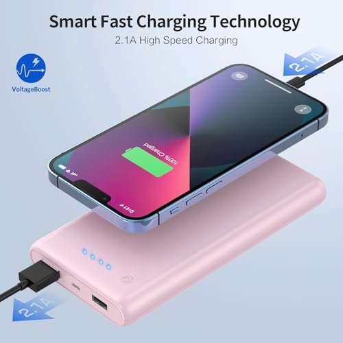 Maximize Your Power On-the-Go: 26800 m Ah Ultra-High Capacity Portable Charger with Dual USB Outputs for High-Speed Charging – Universal Compatibility with i Phone 16/15/14/13/12, Galaxy, Android & More – Lightweight & Safe External Battery Pack for Travel & Daily Use