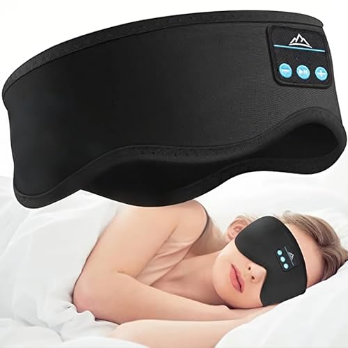 Experience Blissful Sleep with Ever Plus Bluetooth Sleep Headband – Cozy, Wireless Earbuds for Side Sleepers | 10-Hour Battery Life, Adjustable Comfort Fit, and Device Compatibility for Ultimate Relaxation and Sound Therapy