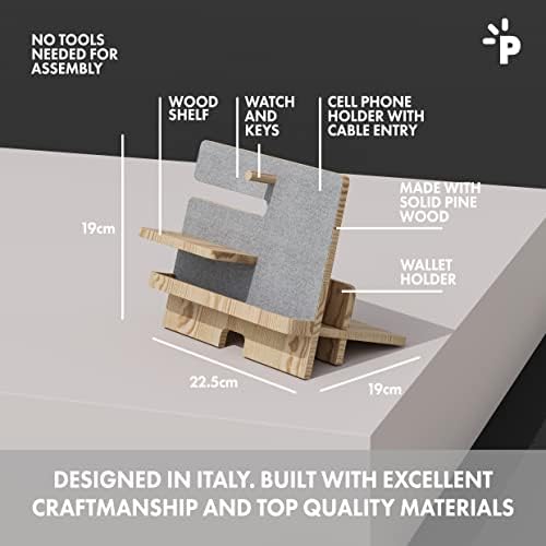 Wood Phone Docking Station, Nightstand Organizer, Men’s Birthday Gifts Ideas, Husband Gifts from Wife, for Him, Husband from Wife, Regalos para Hombres, White – Enhanced Compatibility and Speed