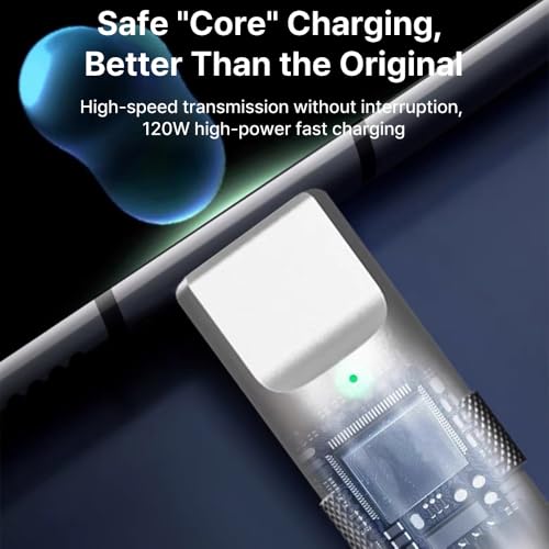 Experience Unmatched Performance with the 120 W High-Speed USB Type C Fast Charger Cable – 3 ft Stylish Spring Design in Vibrant Blue & Yellow, Perfect for Galaxy, i Phone, Note, Tablets & More – Durable, Tangle-Resistant for Ultimate Convenience and Enhanced Compatibility