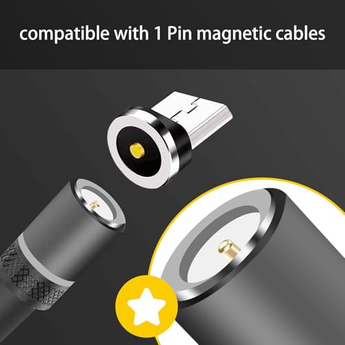 Elevate Your Charging Efficiency with 12-Piece Micro USB Magnetic Tips – Seamless Compatibility for 1 Pin Cables, Fast Charging, and Convenient Removal Tool Included