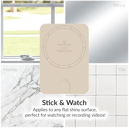 Transform Your Mobile Interaction with the VELVET CAVIAR Mag Safe Suction Cup Phone Case Mount – Superior Silicone Grip for Effortless Selfies and Secure Navigation. Featuring an Elegant Nude Beige Finish, This Premium Phone Accessory Ensures Stability for Streaming and Video Calls. Experience Unmatched Convenience with a Durable, Easy-to-Clean Design Perfect for On-the-Go Lifestyles. Ideal for Enhanced Usability, This Innovative Mount Keeps Your Device Within Arm’s Reach While Elevating Your Everyday Tasks with Style.