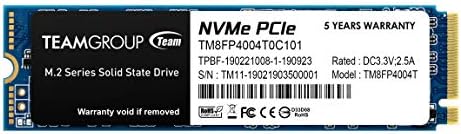 TEAMGROUP MP33 256 GB NVMe SSD – Ultra-Fast M.2 2280 Solid State Drive for Unmatched Performance Enhancement – Exceptional SLC Cache 3 D NAND TLC, PCIe Gen3 x4, Ideal for Gaming & Productivity – Experience Lightning Read Speeds Up to 1600 MB/s and Write Speeds Up to 1000 MB/s – Transform Your System with Unrivaled Efficiency & Reliability