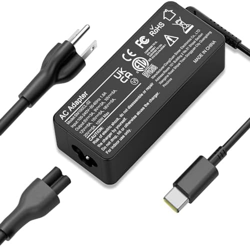 High-Speed 100 W USB-C Laptop Charger – Universal Power Adapter for Lenovo, HP, Dell, Mac Book, and More – Fast Charging with Enhanced Protection Features – Compatible with All USB-C Devices and Chromebooks – 7.2 ft Cable Included – 30-Day Satisfaction Guarantee and 12-Month Warranty