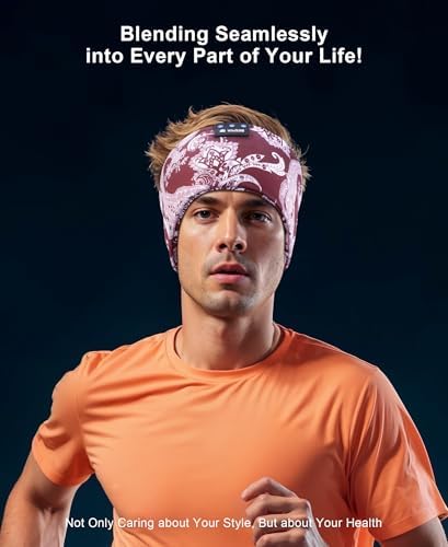 Ultimate Bluetooth 5.4 Sleep Headband Headphones – Designed for Side Sleepers, Unmatched Comfort for Active Lifestyles, Superior Sound Quality, Ergonomic Fit for Enhanced Relaxation, Ideal Tech Gift for Music and Podcast Enthusiasts