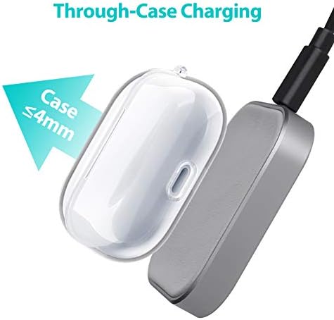 Premium Wireless Charging Station for Air Pods Pro & Compatible Models – Fast, Compact Power Hub with Overheat Protection – Sleek White Design for On-the-Go Convenience – Ideal for Travelers and Home Use – No Air Pods Included