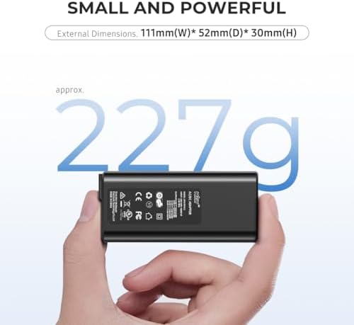 65 W USB-C PD3.0 Fast Charging Adapter: Ultimate Power Solution for Dell Pro and HP Elite Book Series – Compact Design, Enhanced Safety Features, and Universal Compatibility for All Your Devices – Ideal Travel Charger with Efficient Energy Use and Extended Lifespan