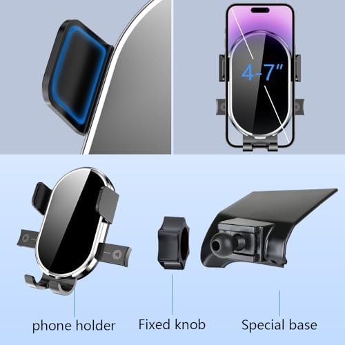 Premium Dashboard Phone Holder for 2009-2012 Ram 1500 & 2010-2012 Ram 2500/3500 – Enhanced Mobile Device Stability and Interior Style for Safe Navigation and Hands-Free Calling – Ultimate Vehicle Accessory for Modern Drivers