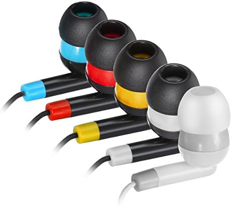 Colorful Disposable Earbuds Headphones 30-Pack for Classroom Use – Hygienic Multi-Color Earphones for Kids, Compatible with Computers, Laptops & i Pads – Lightweight & Convenient Audio Solution for Students