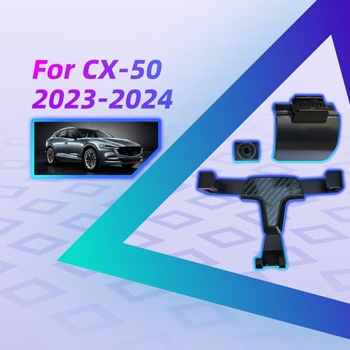 Maximize Your Driving Convenience with the 2023-2024 Mazda CX-50 Air Vent Phone Mount Holder – Innovative Gravity Design for Secure Smartphone Access, Effortless Installation, and 360-Degree Viewing Flexibility, Perfect for Navigation and Hands-Free Calls