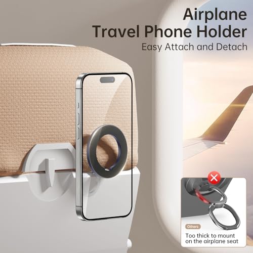 SYNCWIRE Mag Safe Phone Ring Holder – Stylish Magnetic Grip & Hands-Free Kickstand for i Phone 16, 15, 14, 13, 12 Pro Max – Secure 360° Rotation, Durable Build for Everyday Convenience & Enhanced Stability