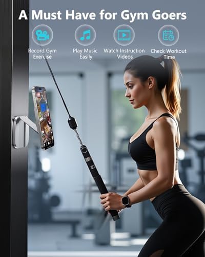 Revolutionary Dual Magnetic Phone Holder for Gym: Ultra-Strong Grip & Foldable Slim Design for i Phone and Samsung – Must-Have Portable Cell Phone Mount for Active Lifestyles, Ideal for Fitness, Office, and Travel – Enhanced Universal Compatibility & Hands-Free Convenience