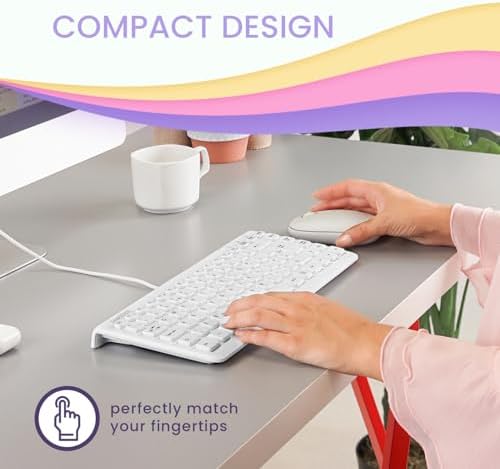 Maximize Your Workspace Efficiency with the Perixx PERIBOARD-407 B US Wired USB Mini Keyboard – Compact Design with 11 Hotkeys for Instant Access – Sleek Glossy Black Finish for Modern Aesthetic – Perfect for Home, Office, and Travel Use – US English Layout for Seamless Typing Experience – Durable Performance Without Batteries