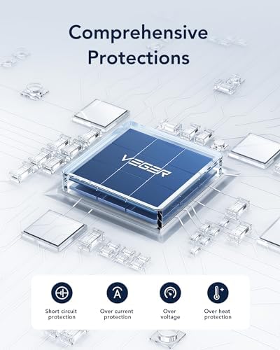 VEGER 10000 m Ah Slim Fast Charging Portable Power Bank with Built-In Cables and Wall Plug – Essential Travel Battery Pack for i Phone, i Pad, Samsung & More in Vibrant Green – Unmatched Convenience and Speed for Mobile Users