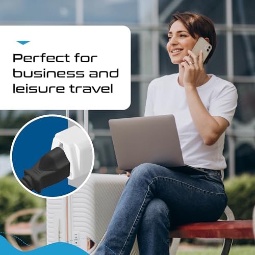 Ultimate Compact Travel Power Adapter for UK & Ireland – Dual USB & USB-C Fast Charger with 3.1 A Output – Type G Plug Converter for Seamless Global Connectivity in Hong Kong, England, Dubai, and Saudi Arabia – Safe, Efficient Design for Smart Travelers
