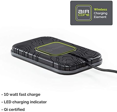 Universal 10 W Qi Wireless Fast Charge Car Phone Holder – Effortless Dashboard Grip & Sleek Design for Hands-Free Navigation – Compatible with All Smartphones – Ideal Driving Companion for a Clutter-Free Experience in Black