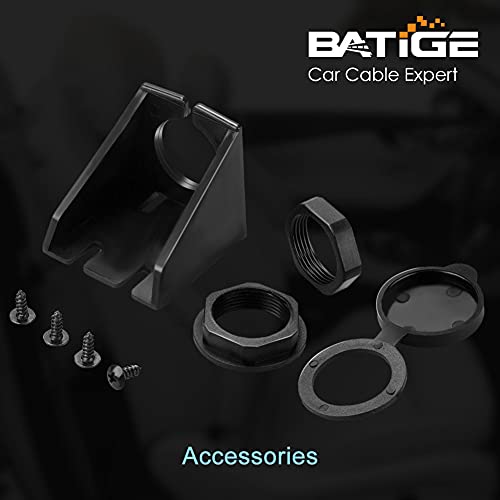 Enhance Your On-the-Road Connectivity with BATIGE 5-Pack Waterproof USB 3.0 Male to Female Flush Mount Extension Cables – 1 ft Durable High-Speed Data Transfer for Cars, Trucks, Boats & Motorcycles – Streamlined Design for Neat Installations and Superior Device Management