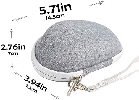 Ultimate Khanka Hard Travel Case for Logitech MX Master 3 / 3 S – Durable Protection & Optimal Performance with Replacement Mouse Feet Pads for Effortless Glide