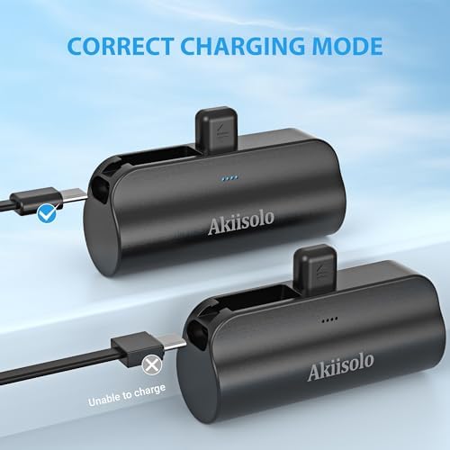 Mini Power Bank for i Phone: 5000 m Ah Fast Charging Portable Charger with Dual Interface for i Phone 15/14/13/12/11/X/8/7/6 – Sleek, Lightweight Battery Pack for On-the-Go Convenience and Enhanced Compatibility
