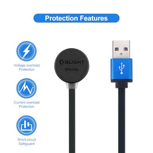Upgrade Your Charging Experience with the OLIGHT MCC 3 Smart Magnetic Charger – Fast, Reliable, and Compatible with Odin Series, PL-Mini3, Baton3, Warrior Mini2, and More – Enhanced Speed and Security for Your Devices