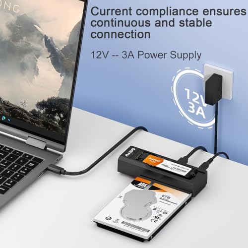 MAIWO M.2 NVMe to 2.5” & 3.5” Standalone Clone Enclosure – High-Speed USB-C Duplicator for Effortless SSD & HDD Cloning Without a PC – Portable Data Backup Solution with 10 Gbps Transfer Speeds and Enhanced Compatibility