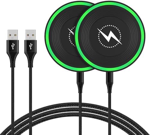 Samsung S24 Plus Ultra-Fast Wireless Charging Pad – 15 W Power Station for Galaxy S24, Z Fold6, Z Flip6, i Phone 16, Pixel 9 Pro – Sleek Design, Enhanced Safety, and Universal Compatibility for Effortless Charging Experience