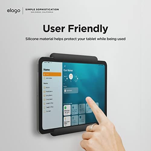 Elevate Your Smart Home with the Elago Wall Mount for i Pads – Stylish and Functional Tablet Stand with Scratch-Free Protection, Effortless Installation, and Integrated Cable Management – Compatible with Mini, Air, and Pro Models for Seamless Home Kit Integration and Enhanced Aesthetics