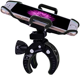 Versatile Bike Phone Mount with 360-Degree Rotation – Secure Smartphone Holder for Bicycles, Motorcycles, and Baby Carriages – Compatible with i Phone, Sony, Samsung – Durable Rubber Strap Design for Effortless Navigation and Calls – Lightweight and Easy Installation for Enhanced Riding Experience – Sleek Black Finish for Any Style