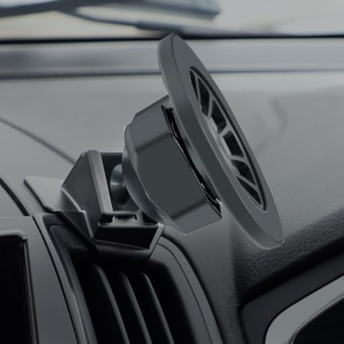 Premium BEERTE Mag Safe Car Mount for Ford Edge (2015-2024) – Hands-Free Magnetic Phone Holder for i Phone 12-16 Series & All Phones – Enhanced Stability, Effortless One-Handed Use, and 360-Degree Rotation for Safe Driving Experience