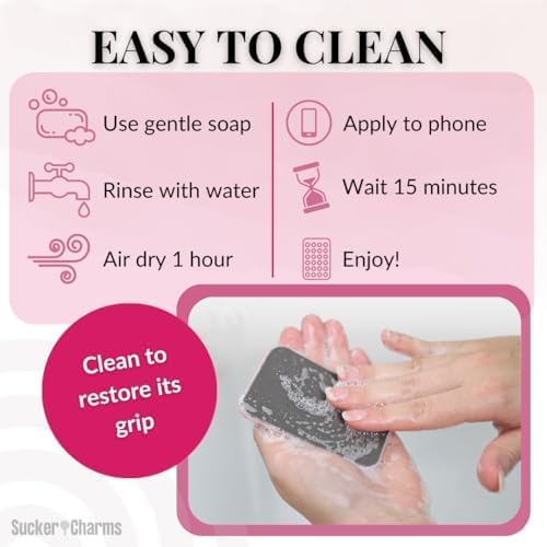 Lavender Fizz Silicone Phone Mount – Versatile Hands-Free Suction Holder for i Phone & Android – Ideal Tik Tok Filming & Video Call Accessory – Secure, Removable Grip for Effortless Mobile Use – Stylish & Functional Design for On-the-Go Convenience