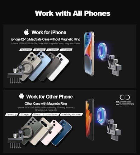 Transform Your Tesla Journey with the Ncyetek Magnetic Phone Mount for Model Y & Model 3 – Premium Adjustable Vent Holder for i Phone Pro Max & Samsung – Ultimate Stability, Modern Design, and Driving Safety Enhancement