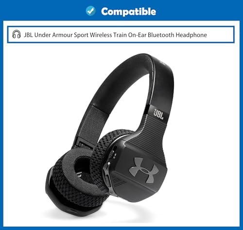 Ultimate Comfort Replacement Earpads for JBL Under Armour Sport Wireless Train Headphones – Premium Leather & Memory Foam Cushions for Superior Sound Isolation and Perfect Fit – Essential Wireless Audio Enhancement Accessories