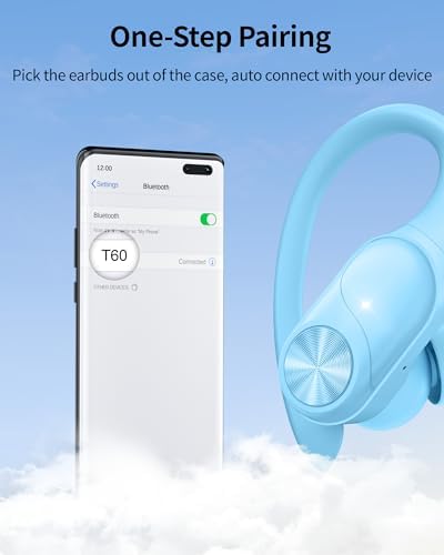 Poc Buds Wireless Bluetooth Earbuds – 80 Hours Playtime, Deep Bass Sound with Digital Display, IPX7 Waterproof Sports Earphones, Ergonomic Earhooks for Secure Fit, Compatible with TV, Phone & Laptop – Stylish Olive Design for Active Lifestyles