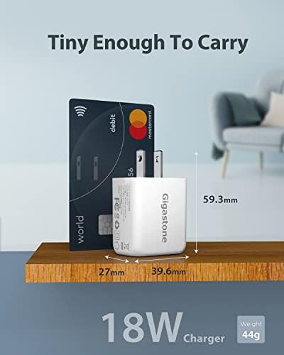 Efficient Dual 18 W USB Charger 2-Pack with Qualcomm QC 3.0 Technology – Fast Charging Block for i Phone, i Pad, LG, HTC, Nexus & Qi Devices – Compact, Reliable & Safe Power Solution for Home or Travel