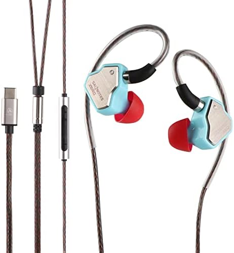 Discover Unmatched Audio Quality with Linsoul 7 Hz Salnotes Zero Hi-Fi In-Ear Earbuds – 10 mm Dynamic Driver for Rich Sound, Durable Stainless Steel Design, Detachable OFC Cable, Type C Connectivity with Mic – Perfect for Audiophiles and On-the-Go Music Lovers